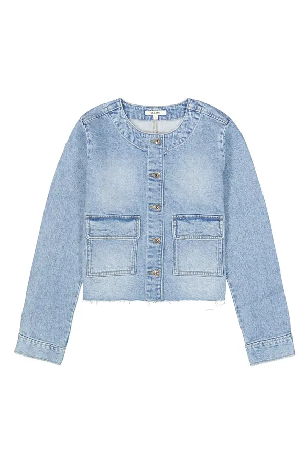 GARCIA GARCIA Prehodna jakna  moder denim