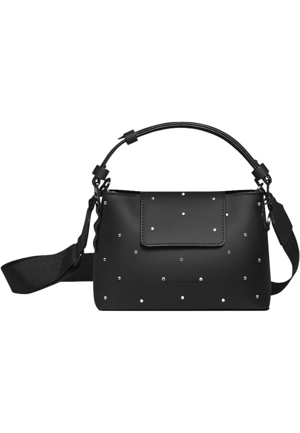 Gaston Luga Gaston Luga Ročna torbica 'Spläshini'  črna / srebrna