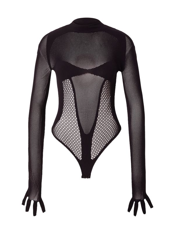 GCDS GCDS Bodi majica  črna