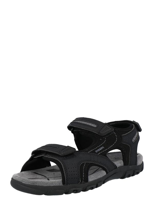 GEOX GEOX Pohodni sandali 'Uomo Strada'  siva / črna