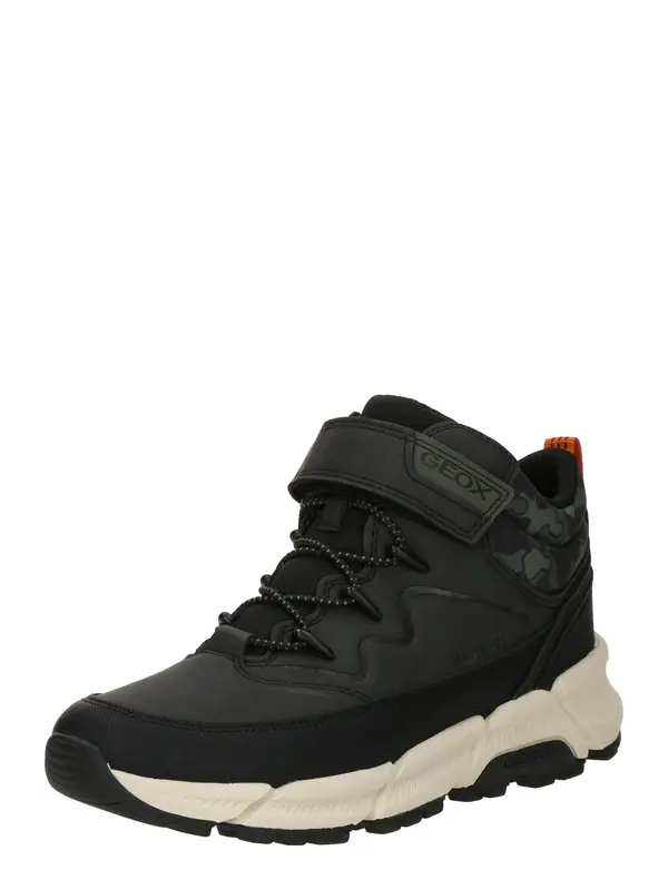 GEOX GEOX Škornji 'FLEXYPER PLUS'  oliva / temno zelena / črna