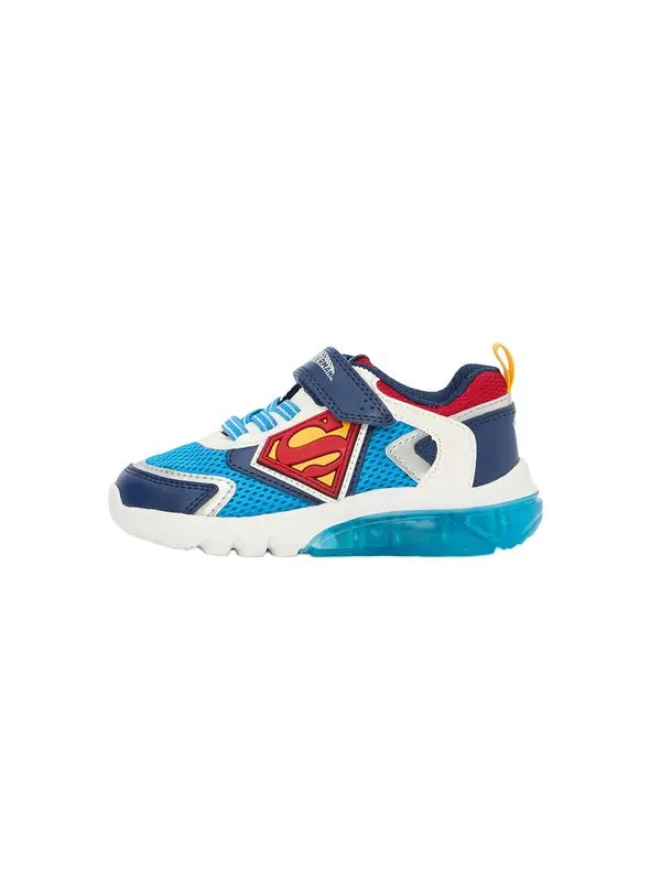 GEOX GEOX Superge 'CIBERDRON'  azur / temno modra / temno rumena / rdeča