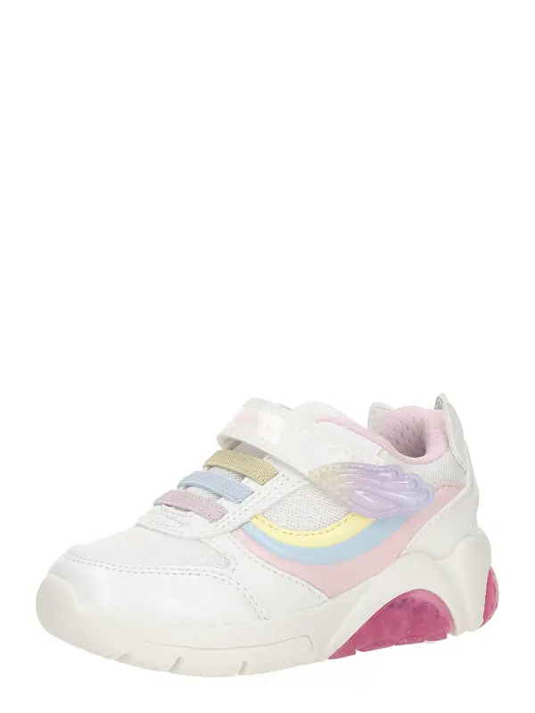 GEOX GEOX Superge 'FADINLIGHT GIRL'  pastelno modra / svetlo rumena / pastelno roza / bela