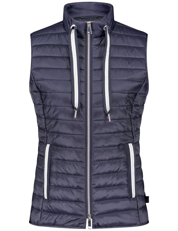 GERRY WEBER GERRY WEBER Brezrokavnik  nočno modra / bela