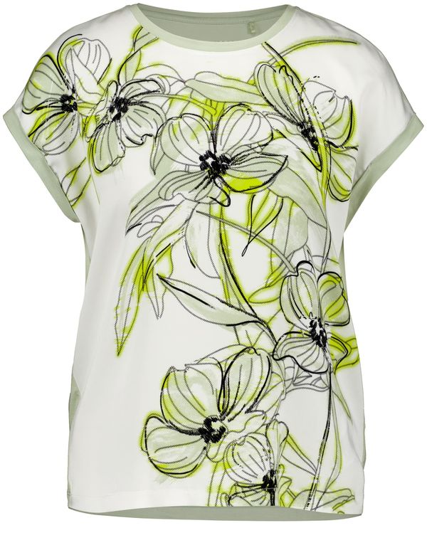 GERRY WEBER GERRY WEBER Majica  limeta / pastelno zelena / svetlo zelena / črna