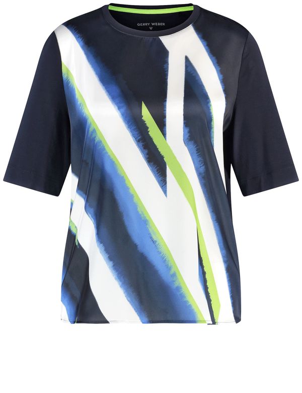 GERRY WEBER GERRY WEBER Majica  temno modra / limeta / bela