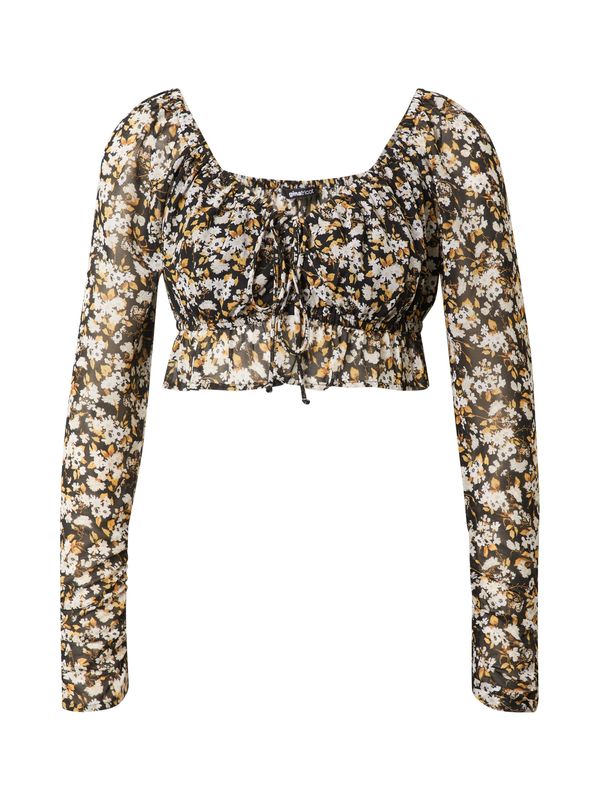 Gina Tricot Gina Tricot Bluza  kari / črna / off-bela