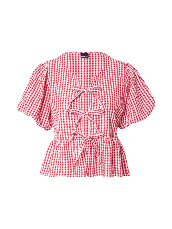 Gina Tricot Gina Tricot Bluza  rdeča / melona / bela