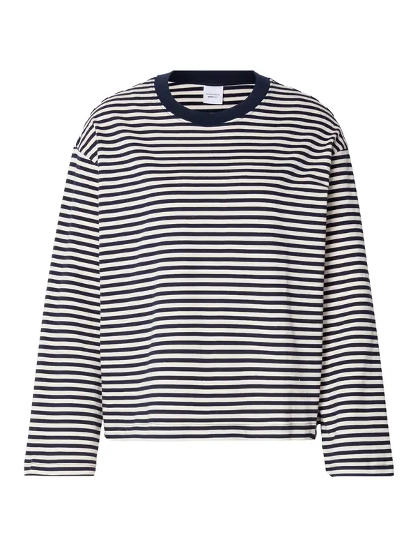 Gina Tricot Gina Tricot Majica  marine / bela