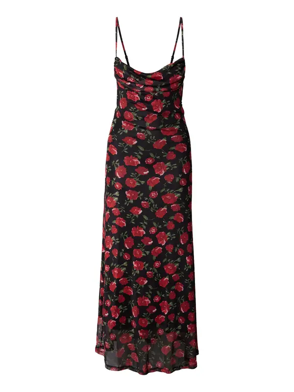Gina Tricot Gina Tricot Obleka  jelka / bordo / črna