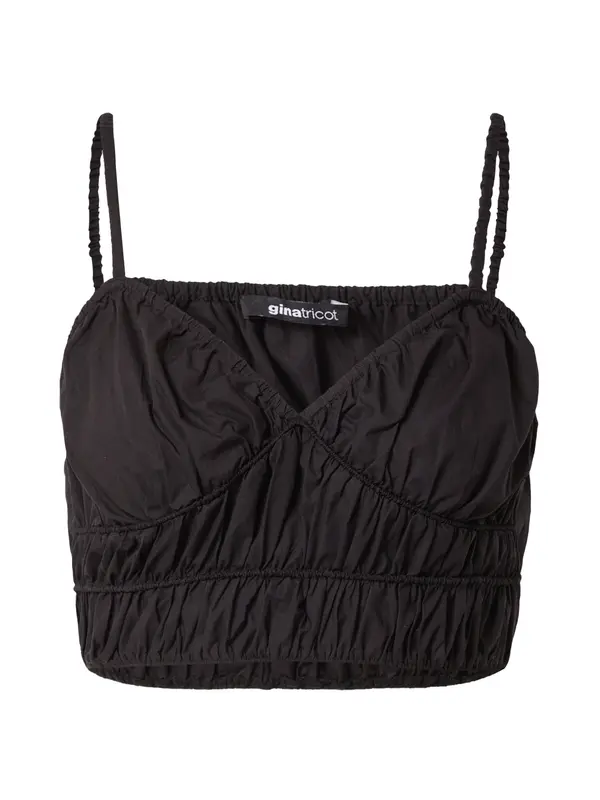 Gina Tricot Gina Tricot Top 'Sanna'  črna