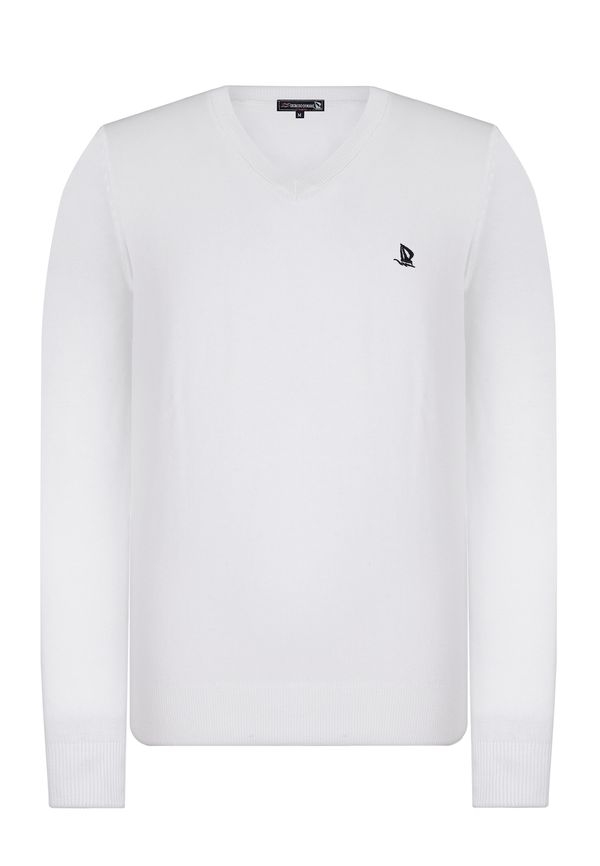 Giorgio di Mare Giorgio di Mare Pulover  ecru / črna