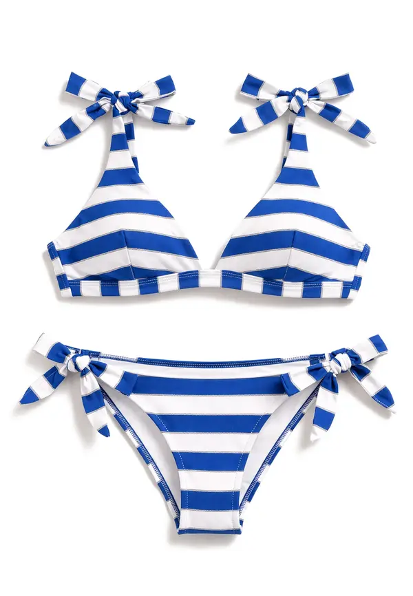 Gisela Gisela Bikini  modra / bela