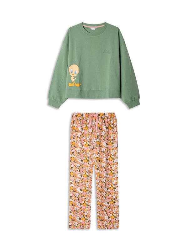 Gisela Gisela Pižama  rjava / rumena / zelena / bela