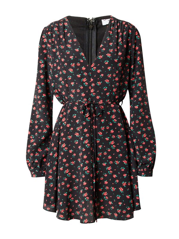 GLAMOROUS GLAMOROUS Obleka  zelena / rdeča / črna