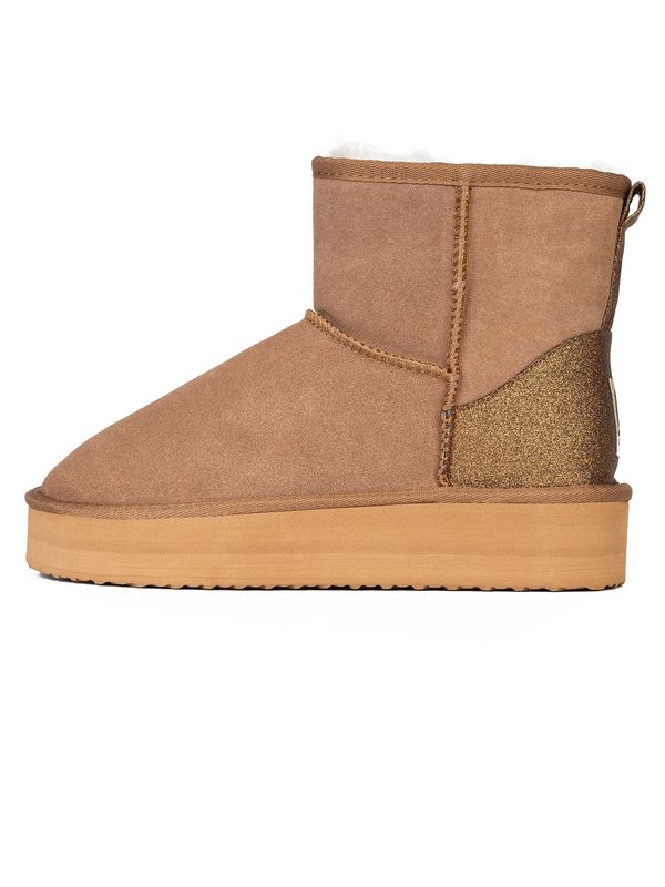 Gooce Gooce Škornji za v sneg 'Acacia'  kostanj rjava / bronasta