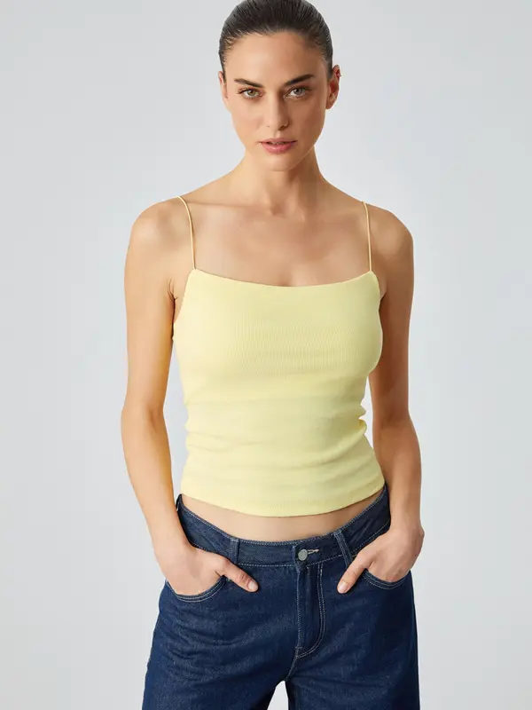 Grimelange Grimelange Top  svetlo rumena
