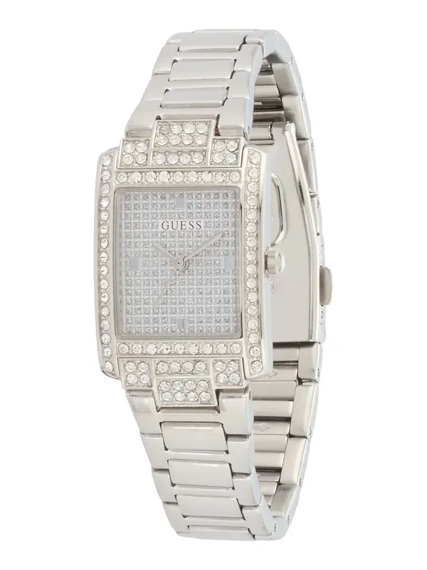 GUESS GUESS Analogna ura 'BONNET'  srebrna