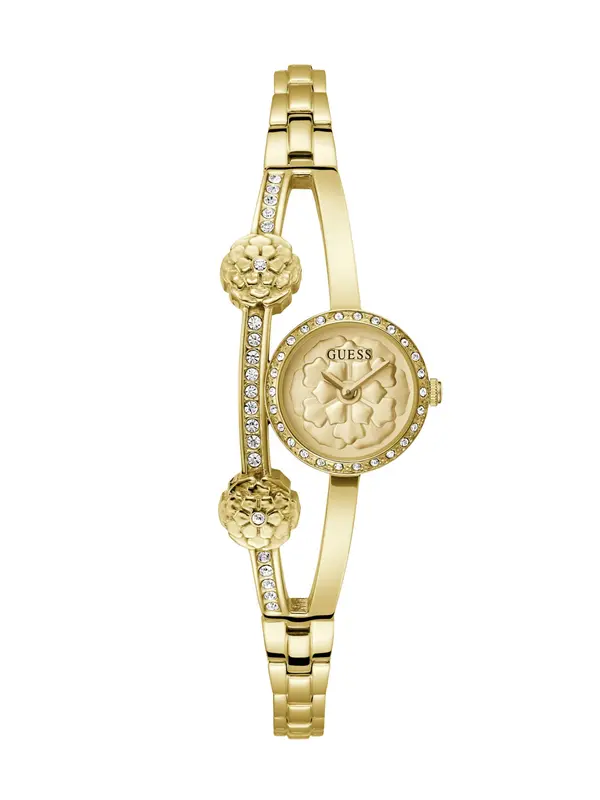 GUESS GUESS Analogna ura 'Chloe'  zlata