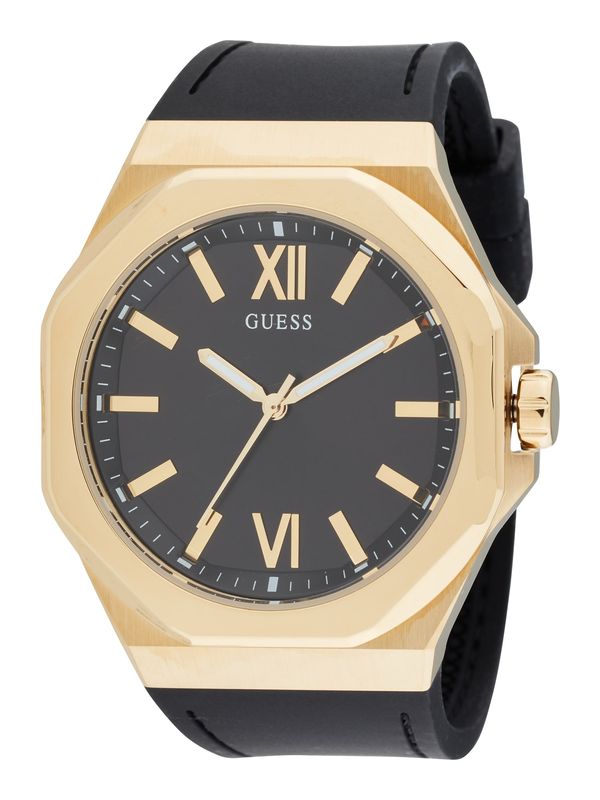 GUESS GUESS Analogna ura 'EMPEROR'  zlata / črna