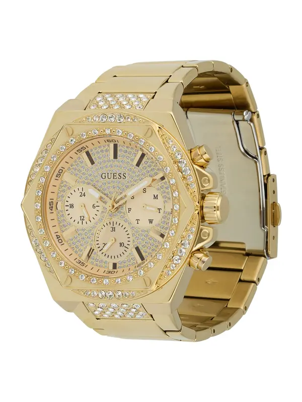 GUESS GUESS Analogna ura 'FURY'  zlata