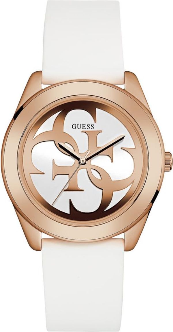 GUESS GUESS Analogna ura 'G TWIST'  zlata / bela