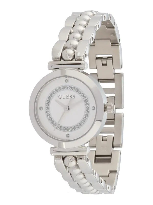 GUESS GUESS Analogna ura 'LEENA'  srebrna