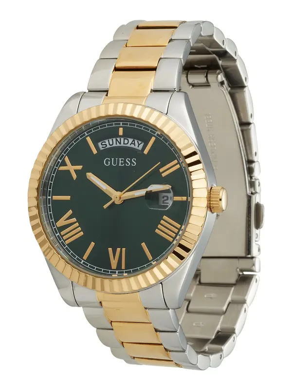 GUESS GUESS Analogna ura 'Luna'  zlata / srebrna