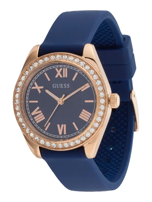 GUESS GUESS Analogna ura 'MINI LUNA'  safir / zlata