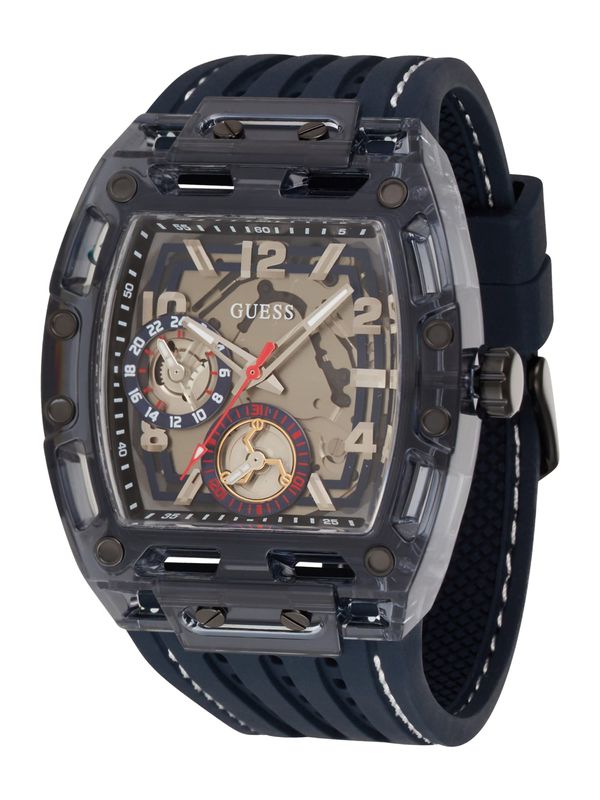 GUESS GUESS Analogna ura  mornarska / zlata