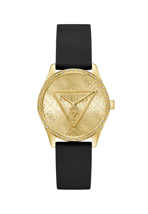 GUESS GUESS Analogna ura 'Roxy'  zlata / črna