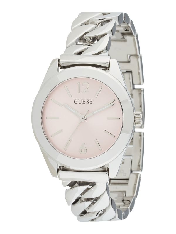 GUESS GUESS Analogna ura 'SERENA'  roza / srebrna