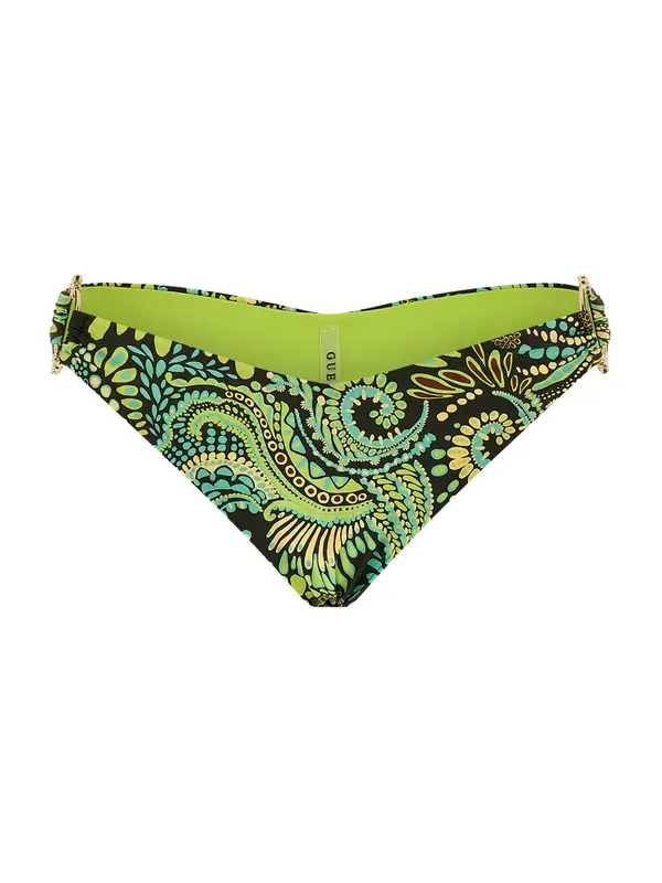 GUESS GUESS Bikini hlačke 'INES'  turkizna / svetlo rumena / kivi / črna