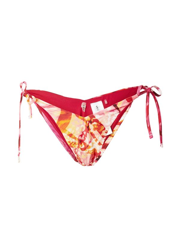 GUESS GUESS Bikini hlačke  kremna / lila / oranžna / rdeča