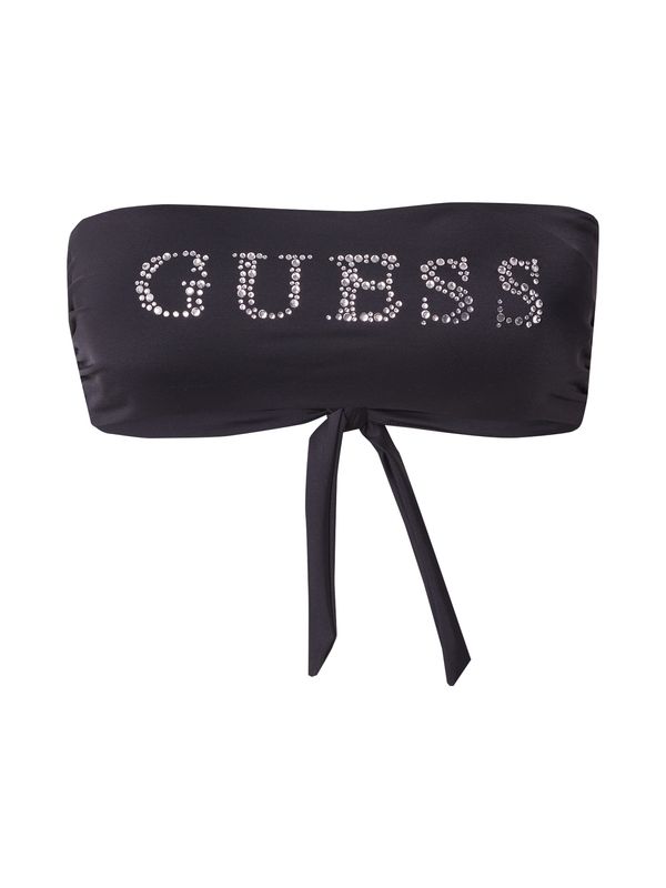 GUESS GUESS Bikini zgornji del  črna / srebrna