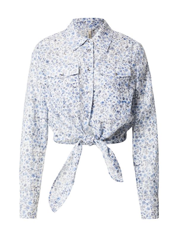 GUESS GUESS Bluza 'ADELAIDE'  svetlo modra / temno modra / bela