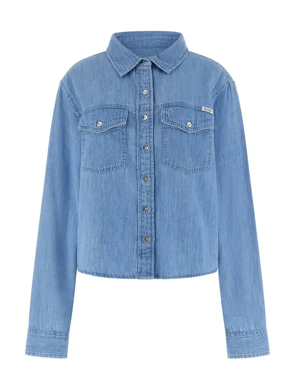 GUESS GUESS Bluza  moder denim
