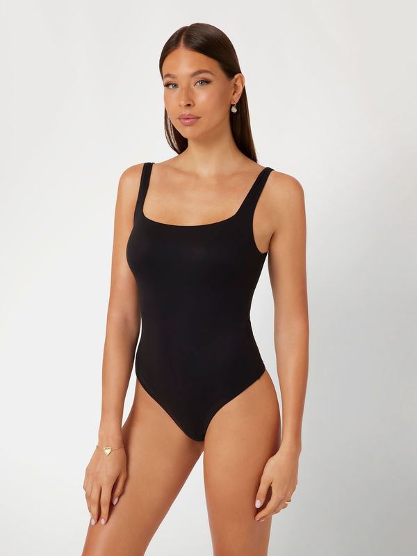 GUESS GUESS Bodi 'Eveline'  črna