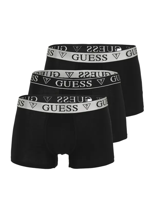 GUESS GUESS Boksarice  črna / bela