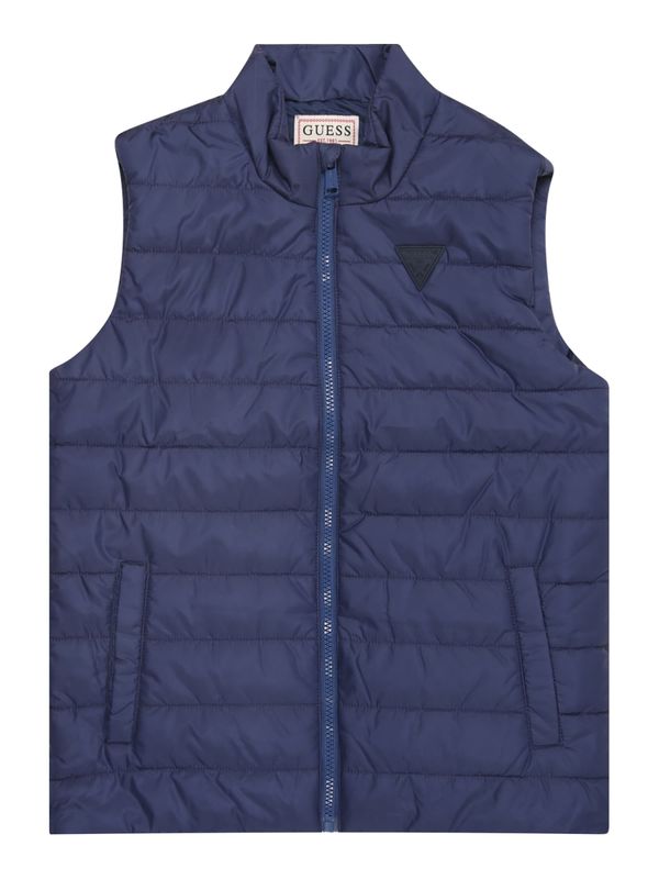 GUESS GUESS Brezrokavnik  temno modra