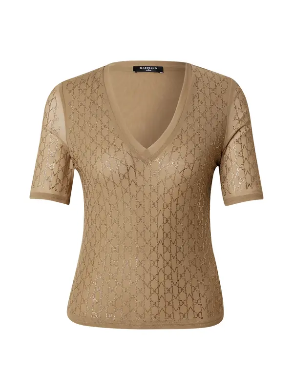 GUESS by Marciano GUESS by Marciano Majica 'ARIA'  temno bež / srebrna