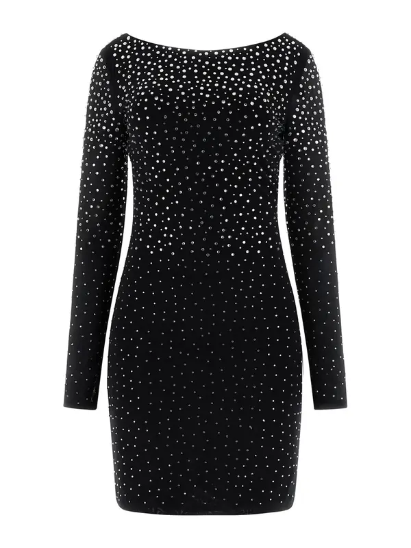 GUESS by Marciano GUESS by Marciano Obleka  črna / srebrna