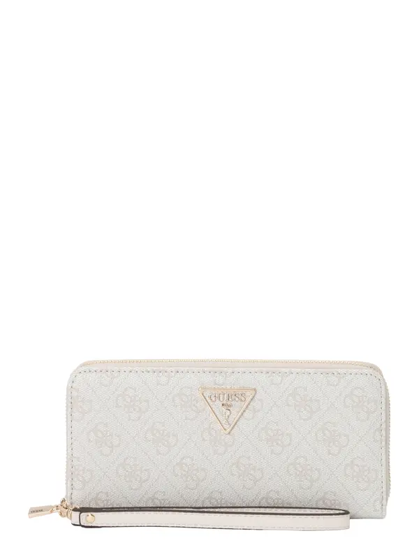 GUESS GUESS Denarnica 'Laurel II'  pesek / bela