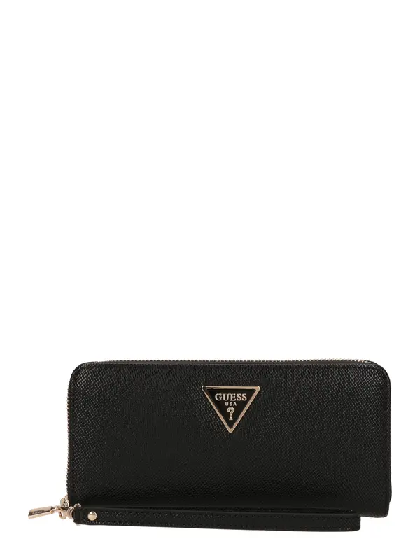 GUESS GUESS Denarnica 'LAUREL II SLG LARGE ZIP AROUND'  črna