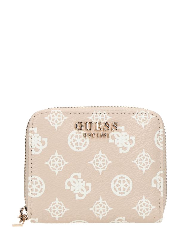 GUESS GUESS Denarnica 'LAUREL'  nude / zlata / bela