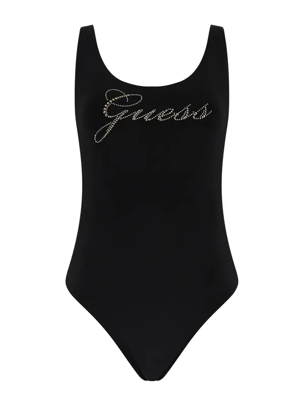 GUESS GUESS Enodelne kopalke 'ANNALISA'  črna