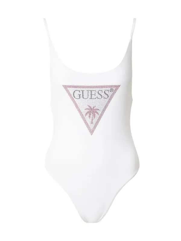 GUESS GUESS Enodelne kopalke  temno modra / rdeča / bela