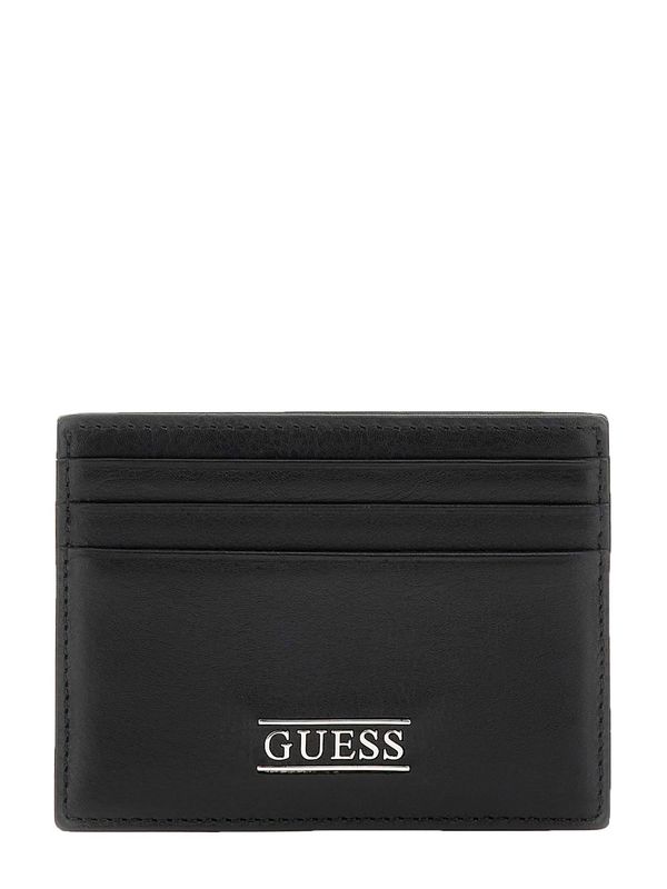 GUESS GUESS Etui 'New Boston'  črna / srebrna