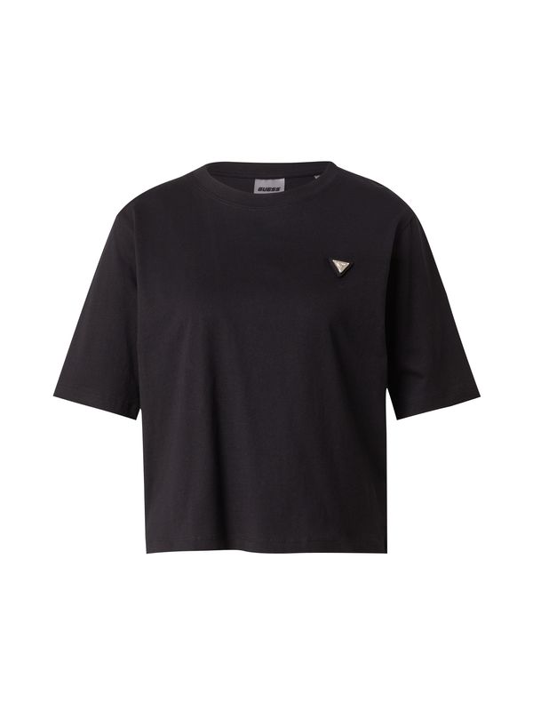 GUESS GUESS Funkcionalna majica 'COLETTE'  črna / bela