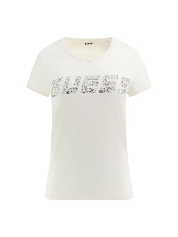 GUESS GUESS Funkcionalna majica 'KIARA'  srebrna / bela